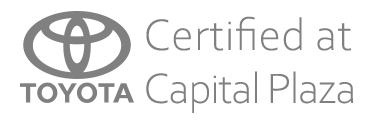 Toyota Certified at Capital Plaza